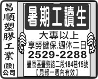 昌 順 塑 膠 工 業 (股) 公司