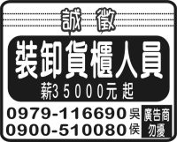 裝卸貨櫃人員